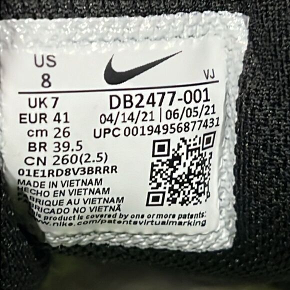 🔥🔥 NIKE Crater Impact Running Sneaker Shoes DB2477-001 Men Sz 8 - PERFECT!! - Picture 12 of 12